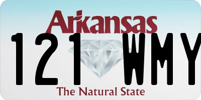 AR license plate 121WMY