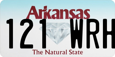 AR license plate 121WRH