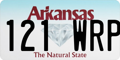 AR license plate 121WRP