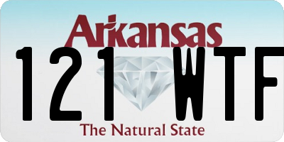 AR license plate 121WTF
