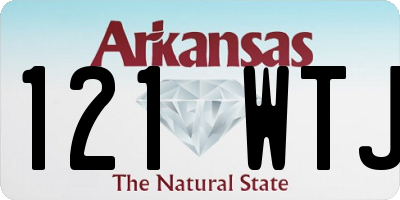 AR license plate 121WTJ