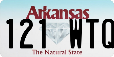 AR license plate 121WTQ