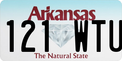 AR license plate 121WTU