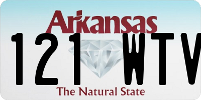 AR license plate 121WTV