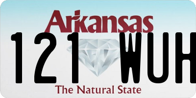 AR license plate 121WUH