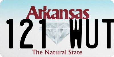 AR license plate 121WUT