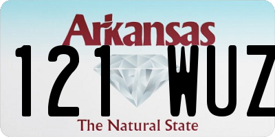 AR license plate 121WUZ