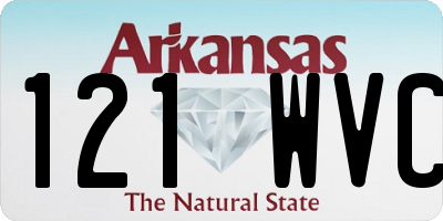 AR license plate 121WVC