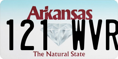 AR license plate 121WVR