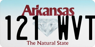 AR license plate 121WVT