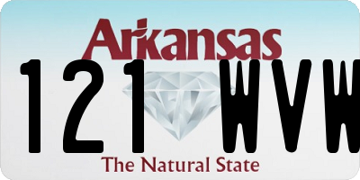 AR license plate 121WVW