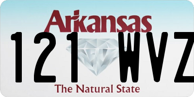AR license plate 121WVZ