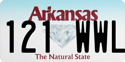 AR license plate 121WWL