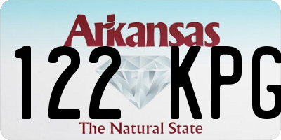 AR license plate 122KPG