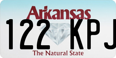 AR license plate 122KPJ