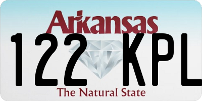 AR license plate 122KPL