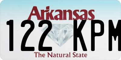 AR license plate 122KPM