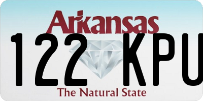 AR license plate 122KPU