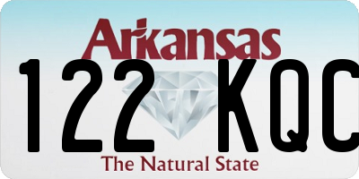 AR license plate 122KQC