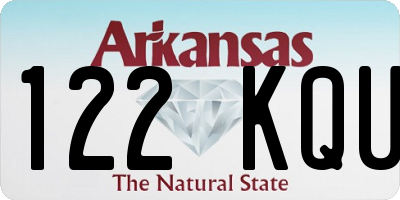 AR license plate 122KQU