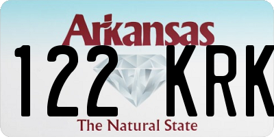AR license plate 122KRK