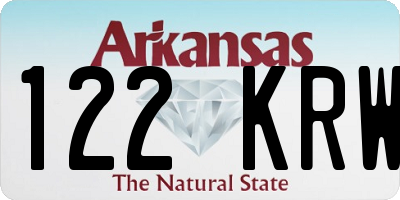 AR license plate 122KRW