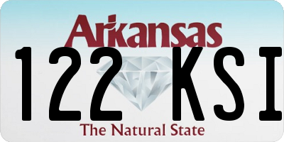 AR license plate 122KSI