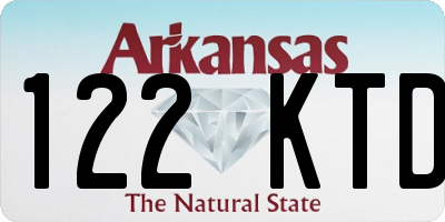 AR license plate 122KTD