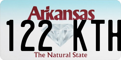 AR license plate 122KTH