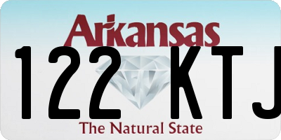 AR license plate 122KTJ