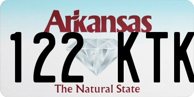 AR license plate 122KTK