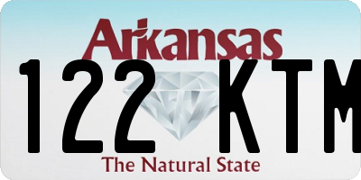 AR license plate 122KTM