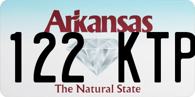 AR license plate 122KTP