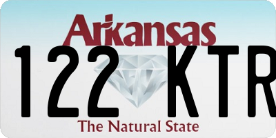 AR license plate 122KTR