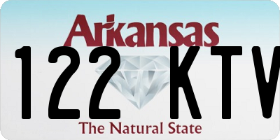 AR license plate 122KTV