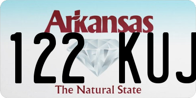 AR license plate 122KUJ