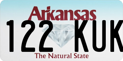 AR license plate 122KUK