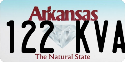 AR license plate 122KVA