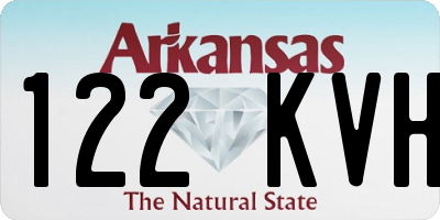 AR license plate 122KVH