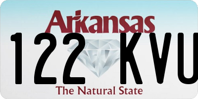 AR license plate 122KVU