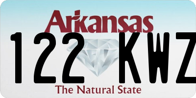 AR license plate 122KWZ