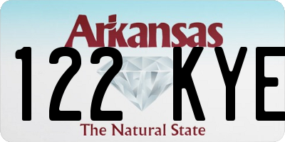 AR license plate 122KYE
