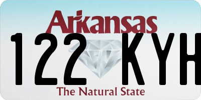 AR license plate 122KYH