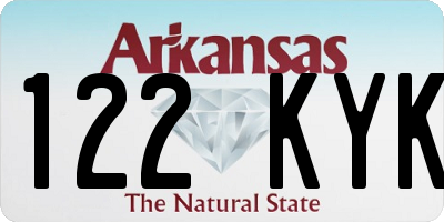 AR license plate 122KYK