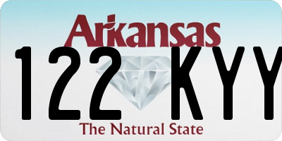 AR license plate 122KYY