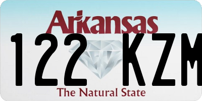 AR license plate 122KZM