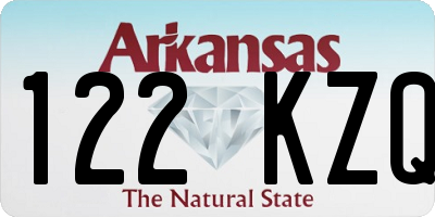 AR license plate 122KZQ