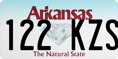 AR license plate 122KZS