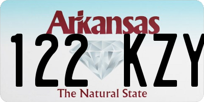 AR license plate 122KZY