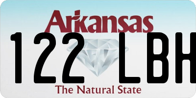 AR license plate 122LBH